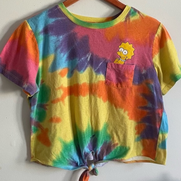tie dye lisa simpson shirt